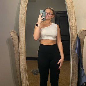 SHEIN Youth Single Shoulder Top